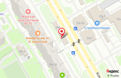 Репка на Комендантском проспекте на карте