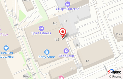 Блинная Три сковородки в Старопетровском проезде на карте