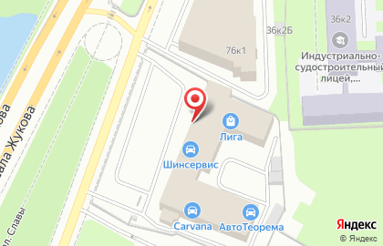 Магазин автотоваров БалтКам на проспекте Маршала Жукова на карте