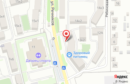 Магазин Пробка на улице Речников на карте