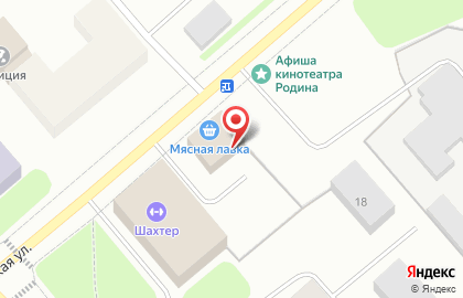 Мясной магазин Мясная лавка, мясной магазин на улице Ленинградской на карте