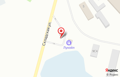 Автосервис Лукойл на Складской улице на карте