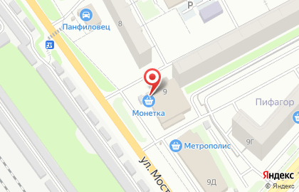 Салон мебели Мебель в Заозерном на карте