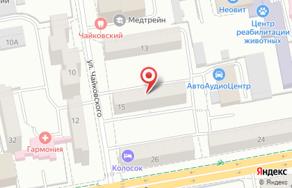 Сервис по переездам и хранению вещей КОРОБКА на ​Чайковского на карте