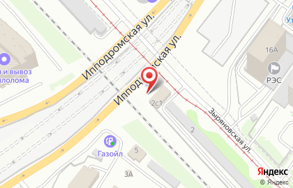 Автомастерская на Зыряновской на Зыряновской улице на карте