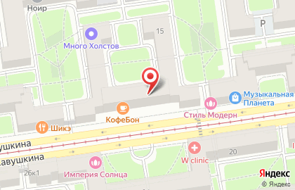 Магазин цветов в Санкт-Петербурге на карте