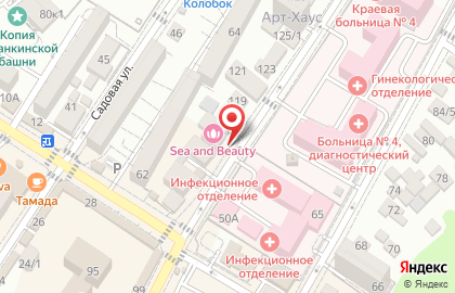 Салон красоты Орхидея в Адлерском районе на карте