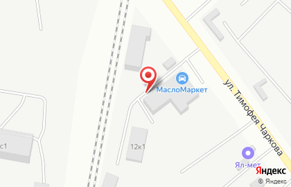 Типография Оникс на улице Тимофея Чаркова на карте