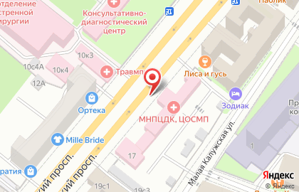 Московский научно-практический центр дерматовенерологии и косметологии на карте