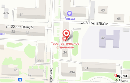 Поликлиника №1 в Тюмени на карте