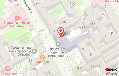 Автошкола на Василеостровской на карте