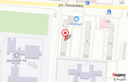 Сеть супермаркетов Магнит на улице Лихачёва, 6 в Копейске на карте