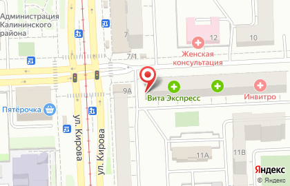 Магазин Молоко в Калининском районе на карте
