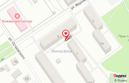 Крокус на улице Фрунзе на карте
