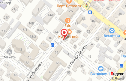 Гастроном в Махачкале на карте