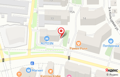 Магазин у дома Бристоль на улице Пугачёва на карте