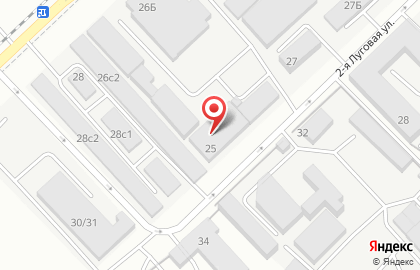 Торгово-сервисная компания Альфа Инжиниринг на 2-ой Луговой улице на карте