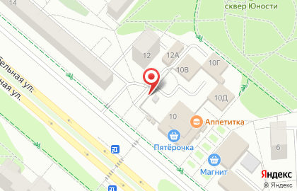 Автостоянка в Казани на карте