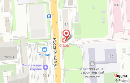 Медицинская лаборатория СМЛаб на Российской улице на карте
