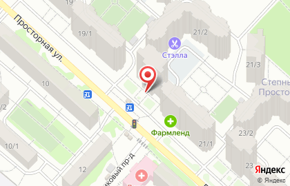 Супермаркет Магнит на Просторной улице, 21 на карте