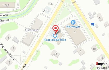 Магазин Красное & Белое в Тюмени на карте