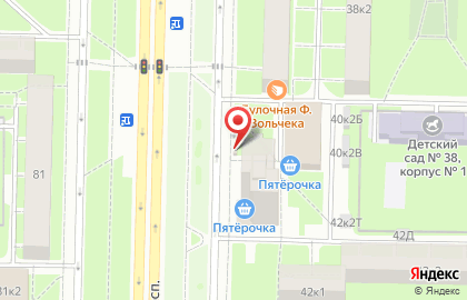 Киоск по продаже фруктов и овощей ЯR Фрукт на Новоизмайловском проспекте на карте