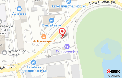 Автозаправочная станция Газпромнефть в Октябрьском районе на карте