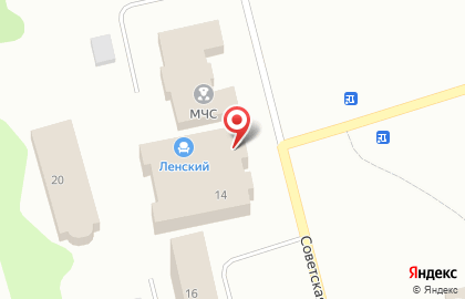 Мебельный магазин Ленский на Советской улице на карте