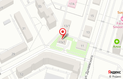 Автокомплекс Дунай на карте