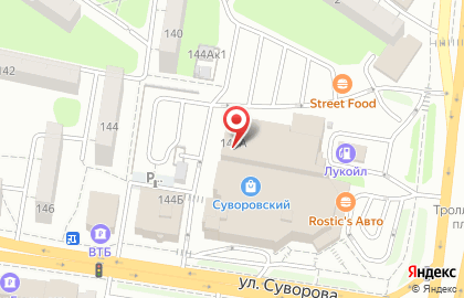 Книжный магазин Читай-город на улице Суворова, 144а на карте