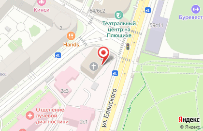 Храм архангела Михаила при клиниках на карте