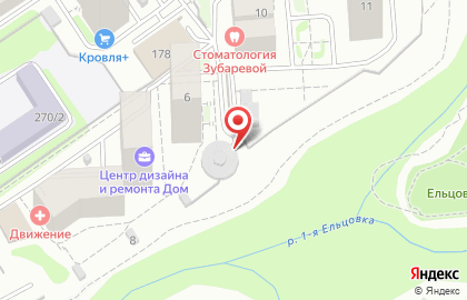 Автопарковка в Заельцовском районе на карте