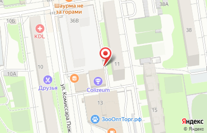 Киоск по продаже кондитерских изделий в Дзержинском районе на карте