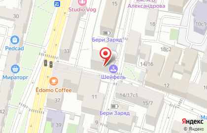 Нита в Земледельческом переулке на карте