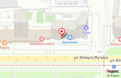 Торговая компания Агроком-Урал на улице Юлиуса Фучика на карте