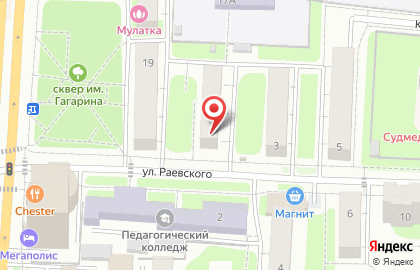 Алютех на улице Раевского на карте