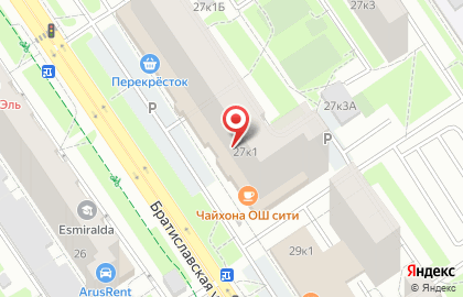 Автошкола Лидер-Виктория на Братиславской улице на карте