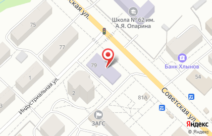 Фитнес-центр L-Fox на Советской улице на карте
