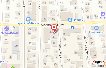 Быстрый заём на Московской улице на карте
