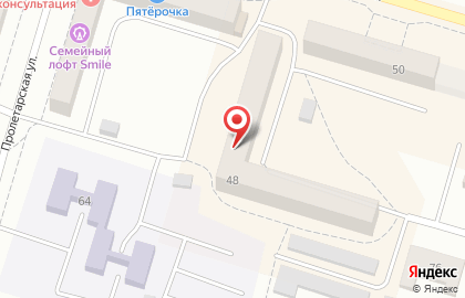 Юридическая компания по банкротству физических лиц Бизнес-Юрист на улице Ленина, 48 на карте