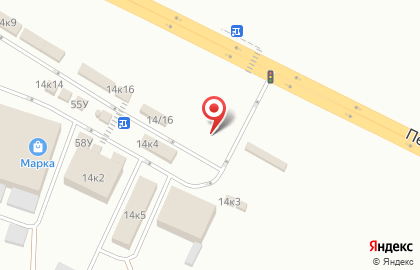 Магазин автозапчастей ТехСтоп в Калининском районе на карте