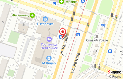 Сеть по продаже печатной продукции Роспечать на улице Степана Разина, 4 киоск на карте