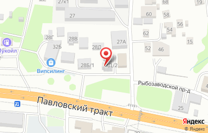 Шиномонтажная мастерская в Железнодорожном районе на карте