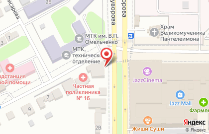 Автотехцентр Светофор в Ленинском районе на карте