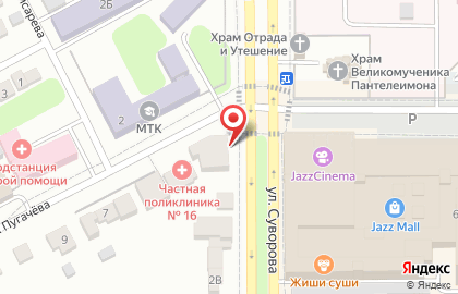 Федеральная сеть салонов мебели АСМ-Мебель в Ленинском районе на карте