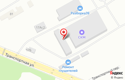 Продовольственный магазин Карамель на Транспортной улице на карте