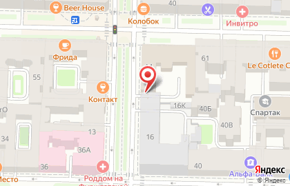 Центр бытовых услуг на ​проспекте Чернышевского, 16а на карте