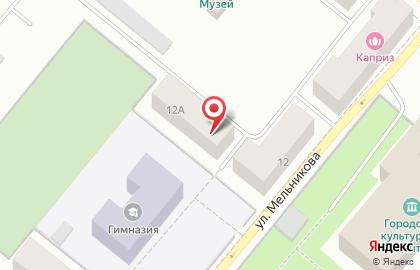 Центр правовой информации на улице Мельникова на карте