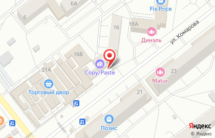 Ломбард Гранд ломбард 16 на улице Комарова на карте