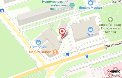 Салон связи МТС на Рязанском шоссе на карте